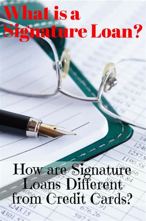 Signature Loans With Bad Credit